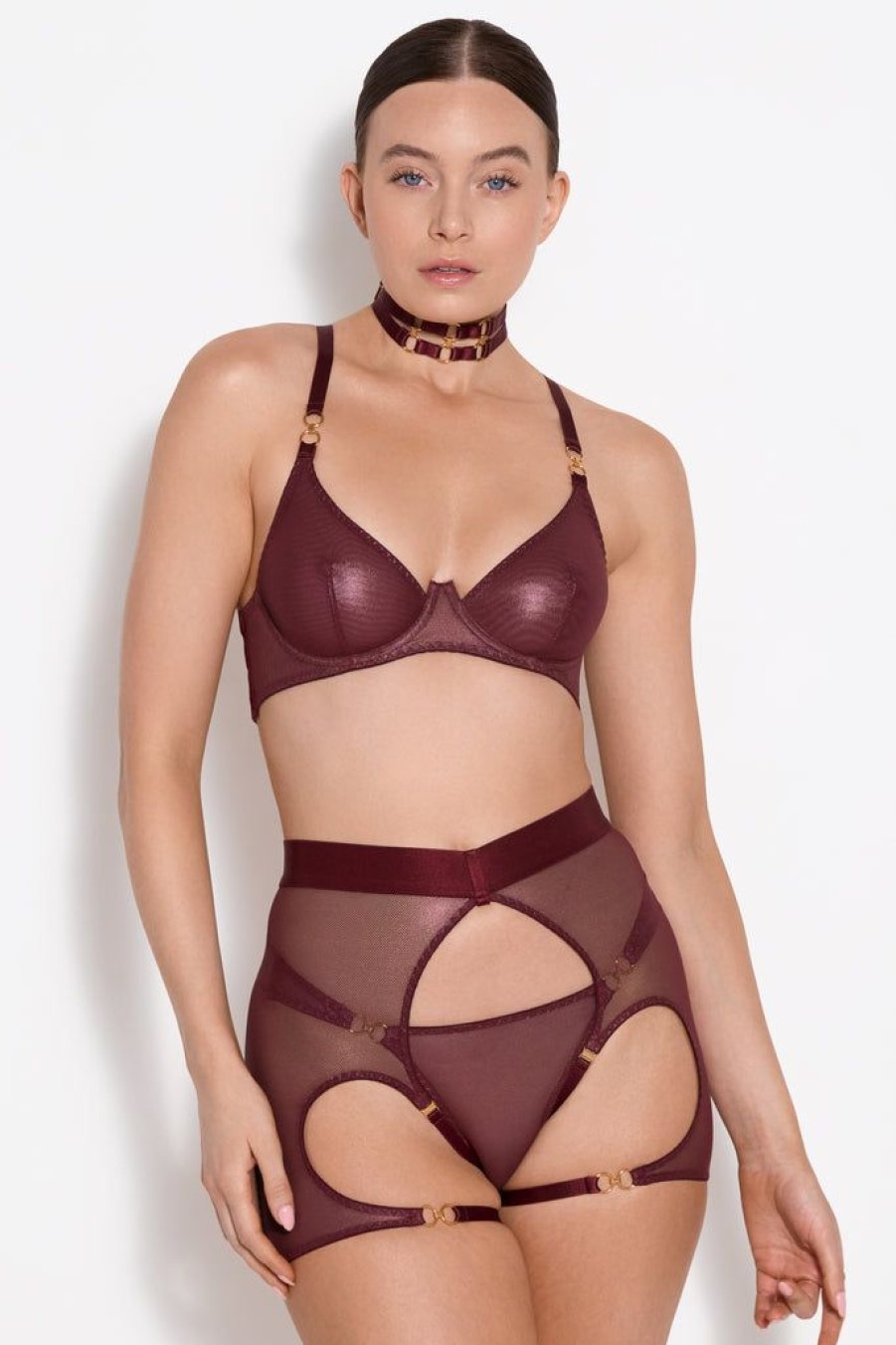 Soutiens-Gorge Bordelle | Soutien-Gorge Balconnet A Armatures Cadi