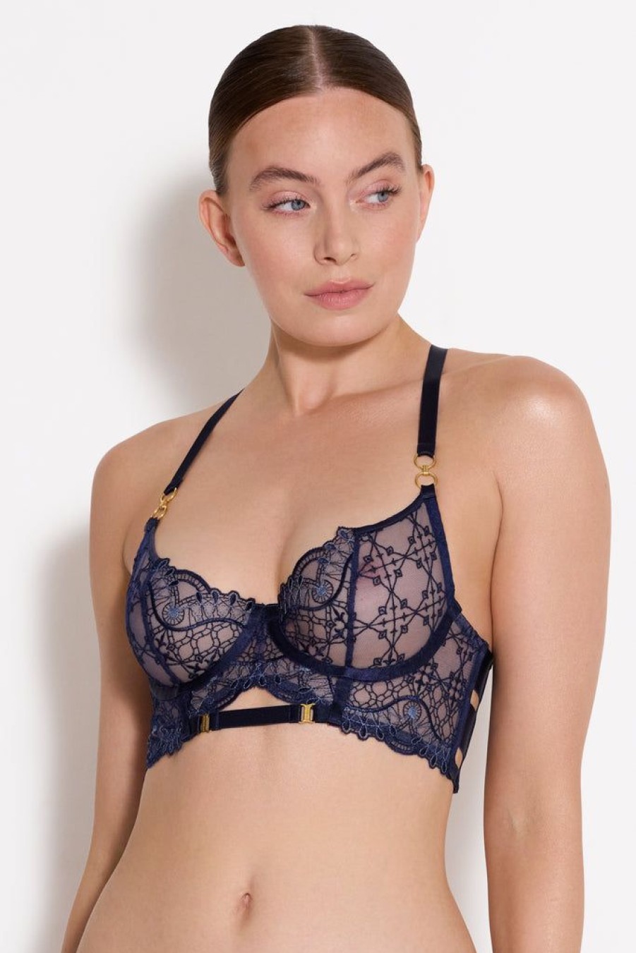 Lace Bordelle | Soutien-Gorge Bustier A Large Basque Mari