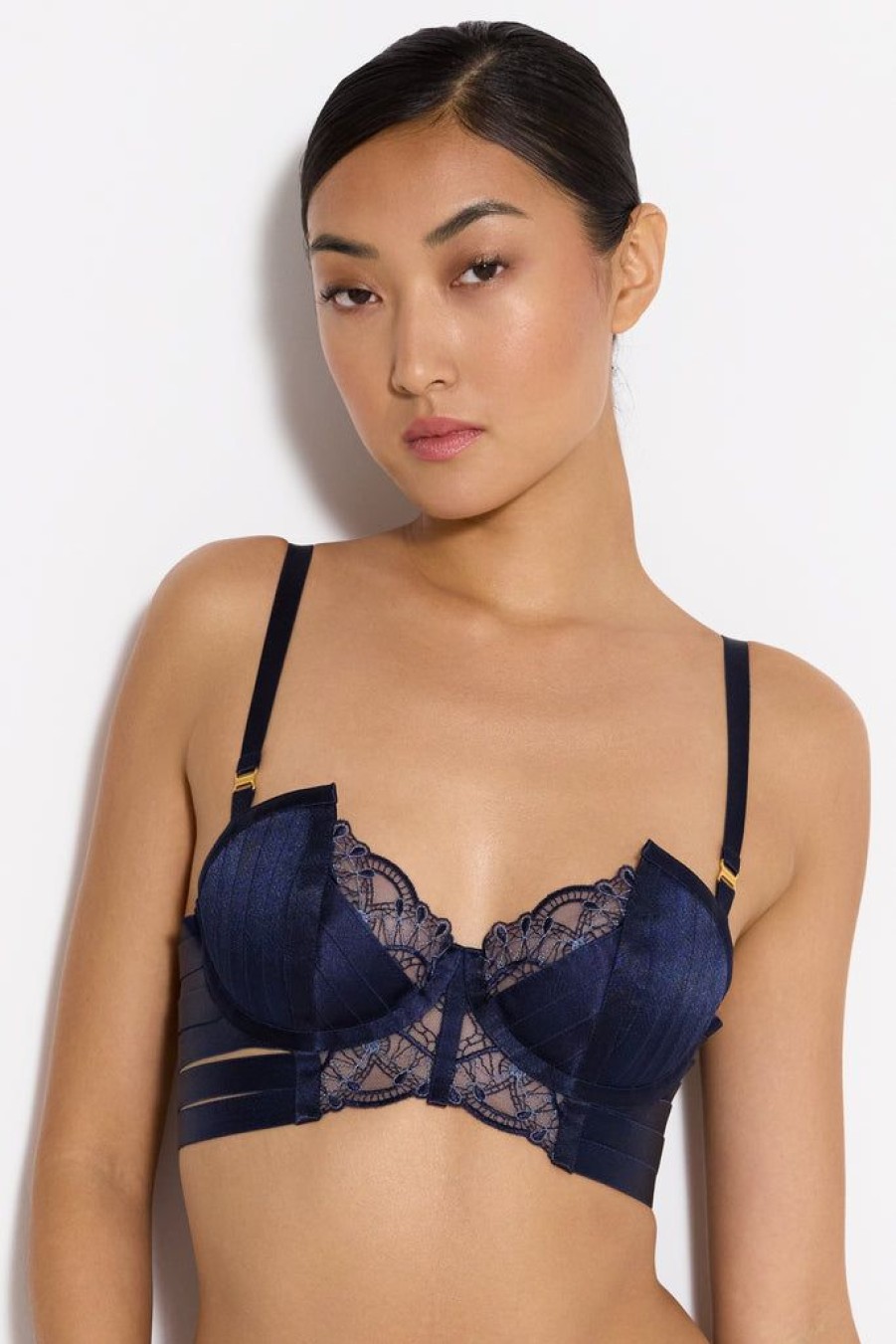 Lace Bordelle | Soutien-Gorge Bustier A Empiecements Mari