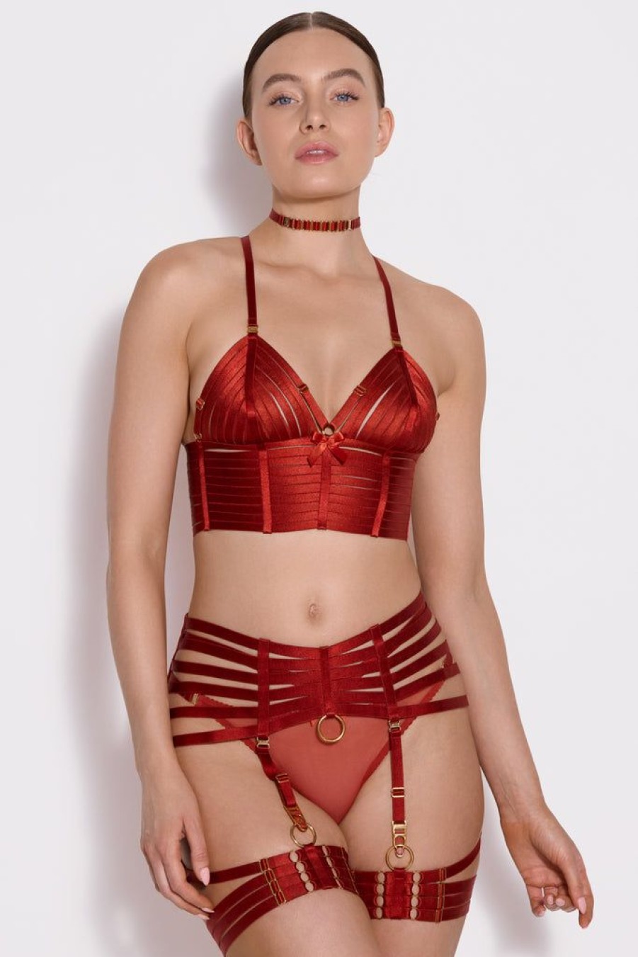 Soutiens-Gorge Bordelle | Haut Soutien-Gorge Bondage-Belle