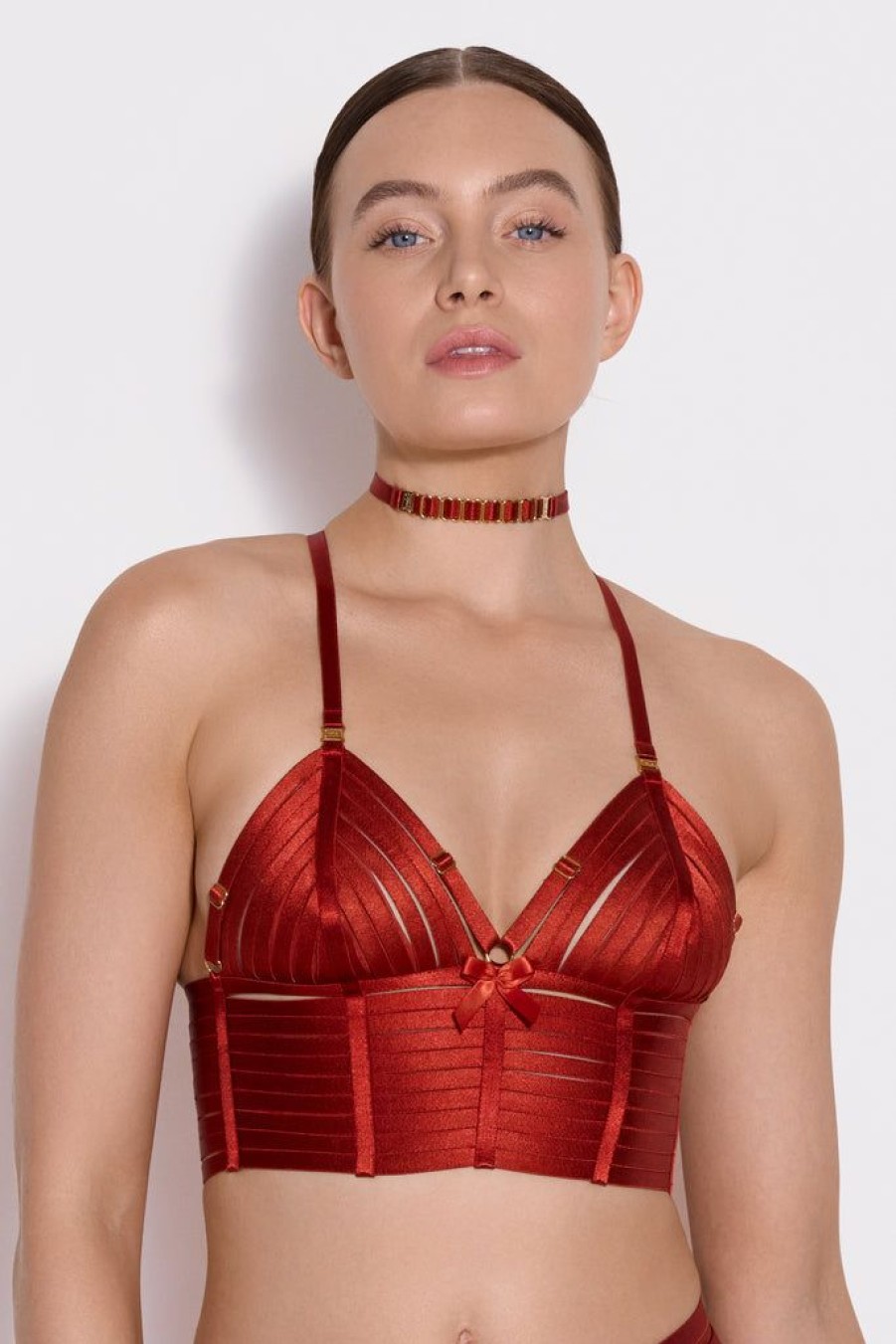 Soutiens-Gorge Bordelle | Haut Soutien-Gorge Bondage-Belle