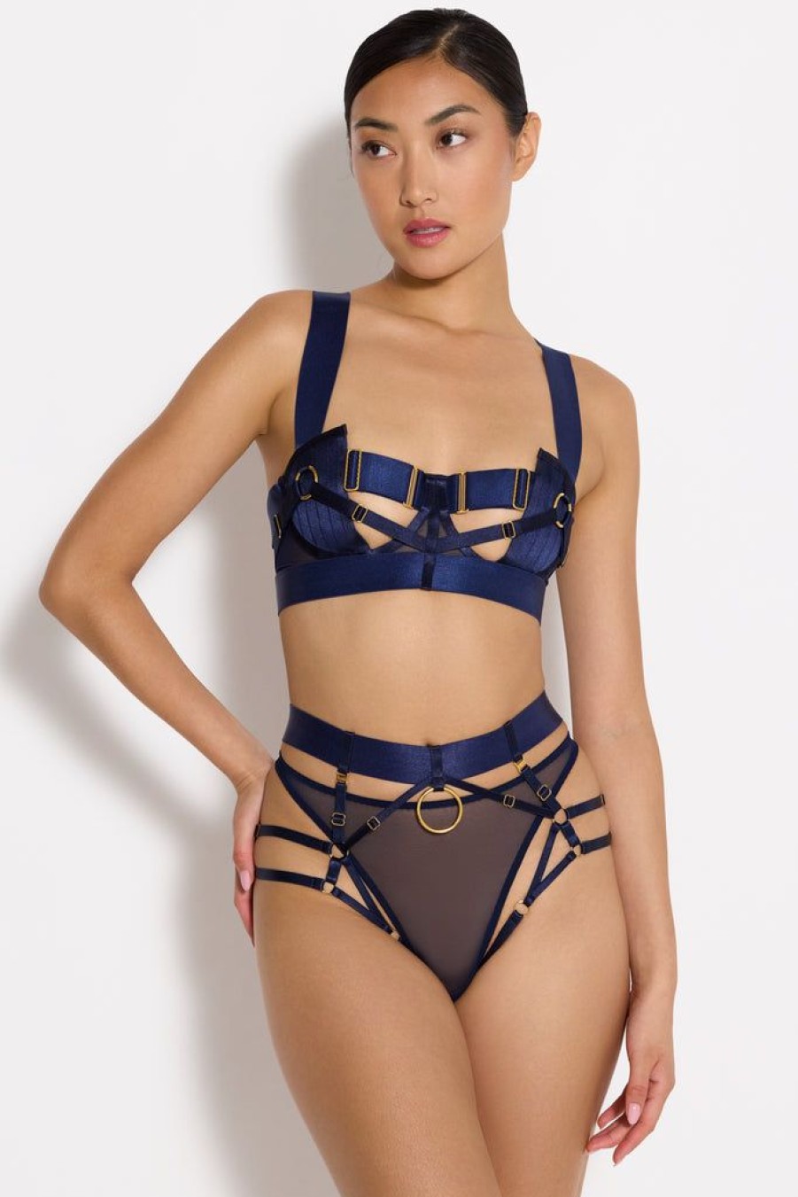 Soutiens-Gorge Bordelle | Soutien-Gorge Bustier A Empiecements Merida The Essentials