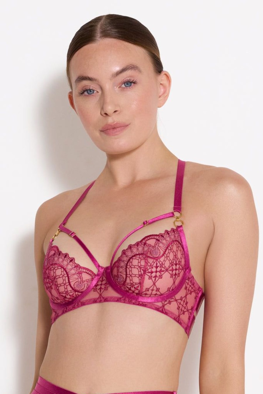 Soutiens-Gorge Bordelle | Soutien-Gorge Balconnet A Armatures Mari